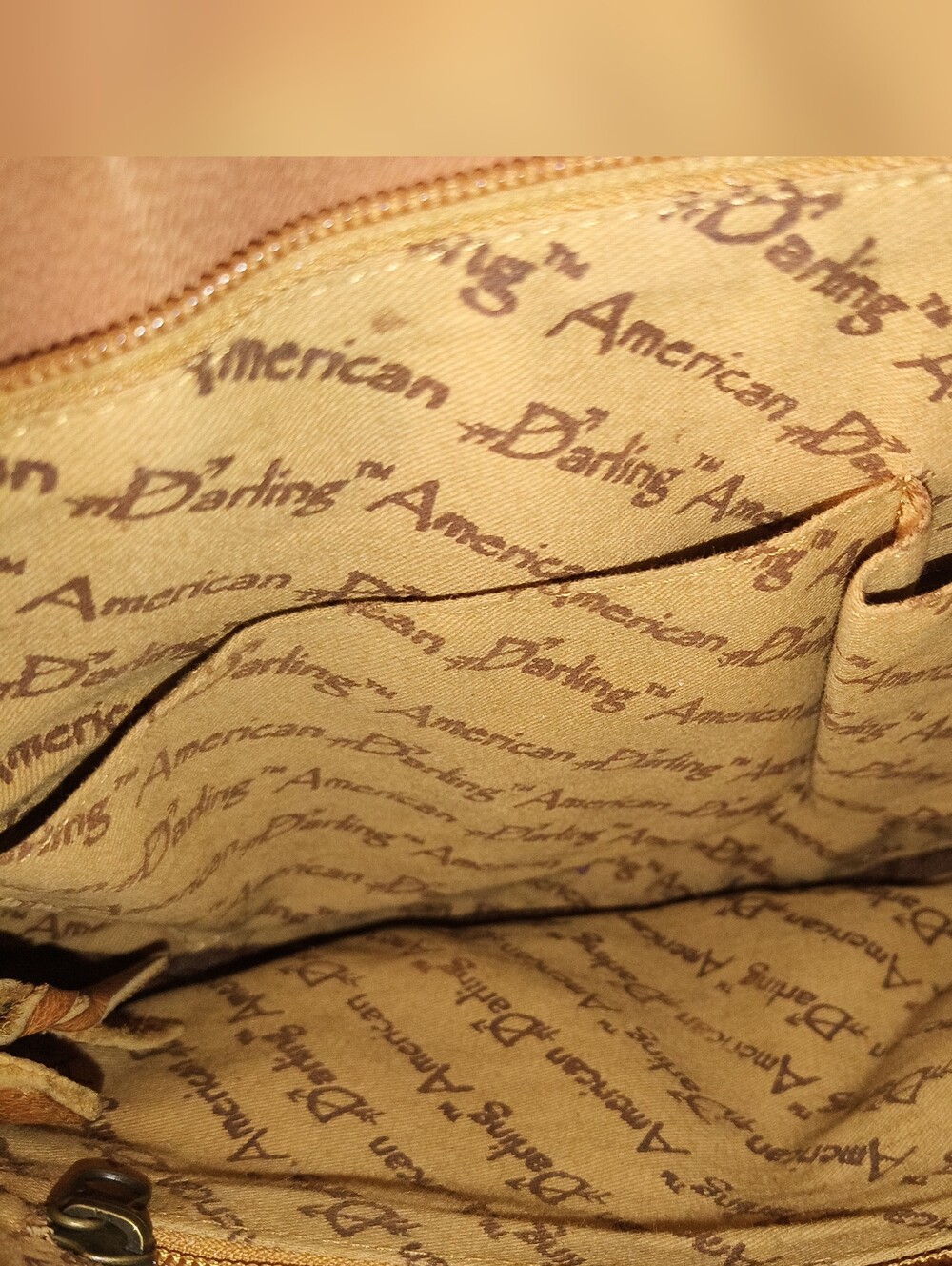 American Darling Hair On Fringe Crossbody Clutch Shoulder Bag - Brown/Black - Picture 4 of 8